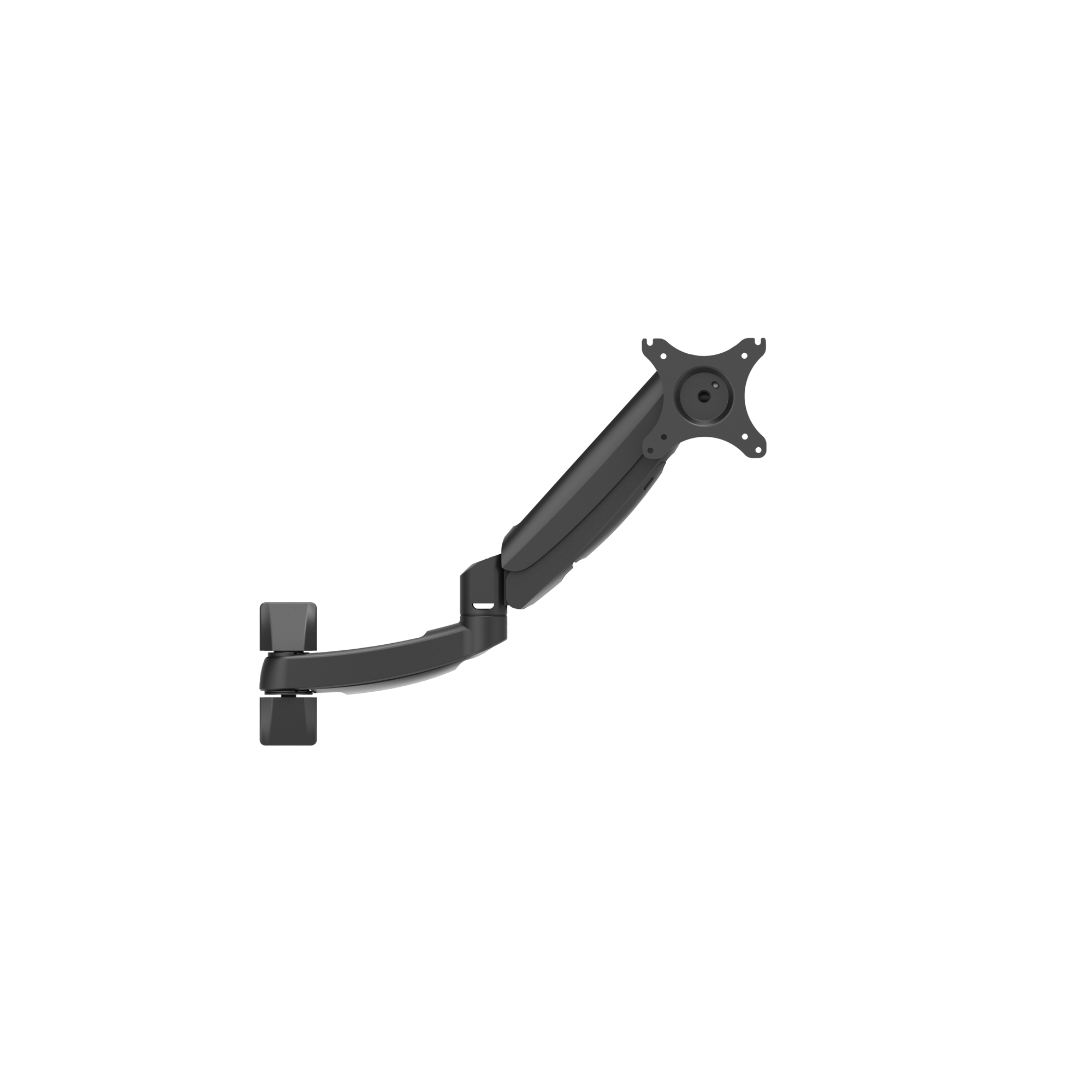 4Dock Workbench Monitor Arm — 17in. to 30in. Screens, 4.4 to 19.8 lbs., Gas Spring Adjustment, Model# WLB503-B